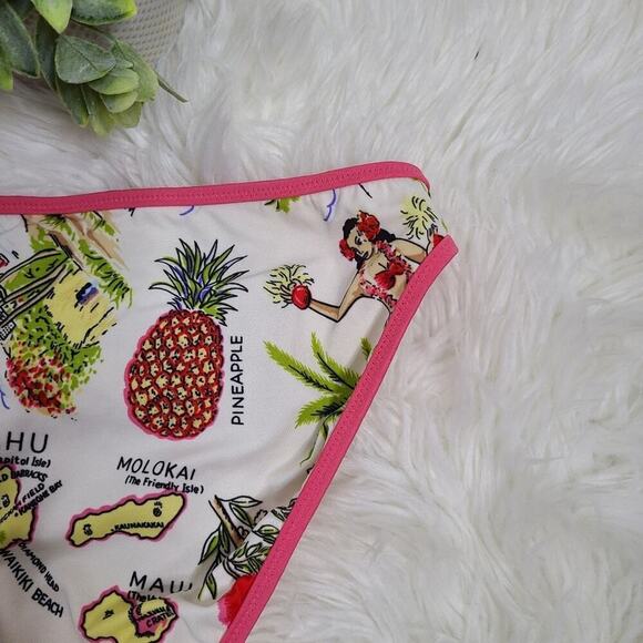 J. Crew Size Medium Tropical Print Bikini Bottoms - Picture 9 of 10